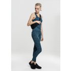Leggings // Urban classics Ladies Active Melange Trainings Top turquoise/black/black