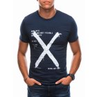 Men's t-shirt S1728 - navy