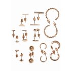 Urban Classics / Stud Earrings 10-Pack gold