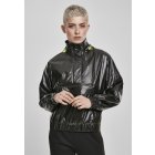 Damenjacke // Urban classics Ladies Vanish Crinkle Pull Over Jacket black