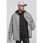 Herren-Jacke // Cayler & Sons Plaid Out Quilted Shirt Jacket black/white
