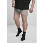 Boxershorts // Urban classics Men Boxer Shorts Double Pack grey+branded aop