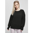Damen-Sweatjacke // Urban Classics Ladies Chunky Fluffy Sweater black