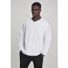 Herrenpullover // Urban Classics Warm Up Pull Over wht/gry