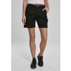 Shorts // Urban classics Ladies High Waist Cargo Shorts black