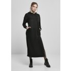Urban Classics / Ladies Modal Terry Long Hoody Dress black