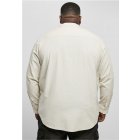 Urban Classics / Cotton Linen Stand Up Collar Shirt softseagrass