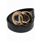Frauengürtel // Urban Classics / Synthetic Leather Chain Buckle Ladies Belt blac
