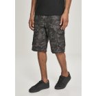 Shorts // South Pole Belted Camo Cargo Shorts Ripstop grey black