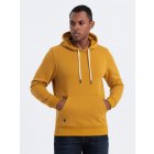 Men's unlined hooded sweatshirt - mustard V4 OM-SSBN-0120