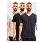 DEF / DEF 3 Pack T-Shirt Colored black+white+navy