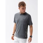 Men's printed t-shirt S1371 - black