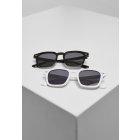 Sonnenbrille // Urban classics  Sunglasses Symi 2-Pack black/black+white/black