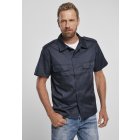 Herrenhemd // Brandit Short Sleeves US Shirt navy