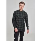 Herrenhemd // Urban Classics Checked Flanell Shirt blk/forest