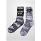 Merchcode / Green Day Tie Die Socks 2-Pack black/white