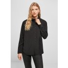 Urban Classics / Ladies Viscose Oversize Shirt black