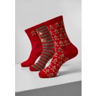 Socken // Urban classics Christmas Gingerbread Lurex Socks 3-Pack multicolor