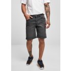 Urban Classics / Relaxed Fit Jeans Shorts real black washed